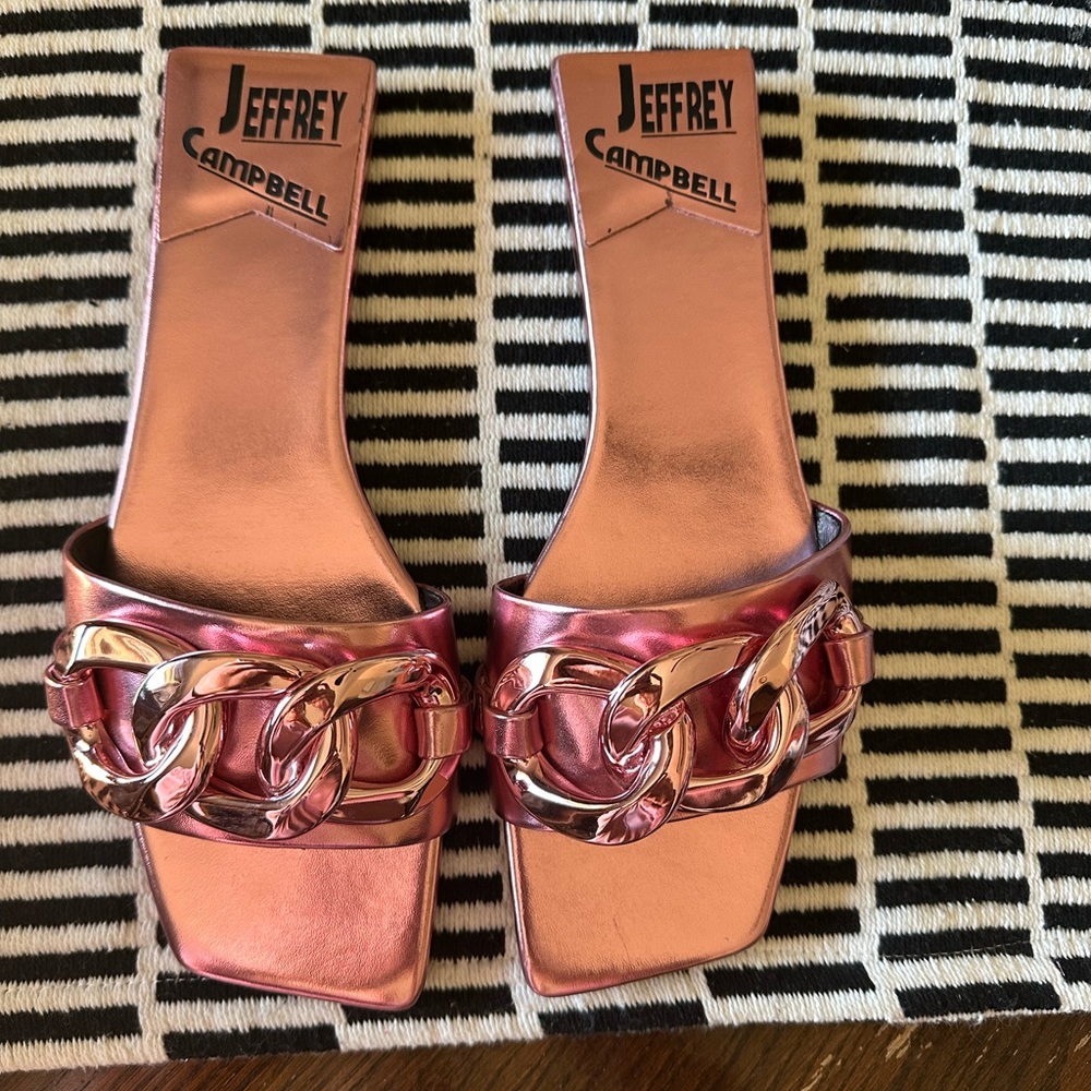 Jeffrey Campbell Pink Slide Sandals